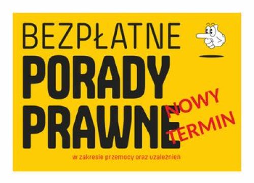 Ilustracja artykułu: "Porady prawne w zakresie przemocy i uzależnień przeniesione"