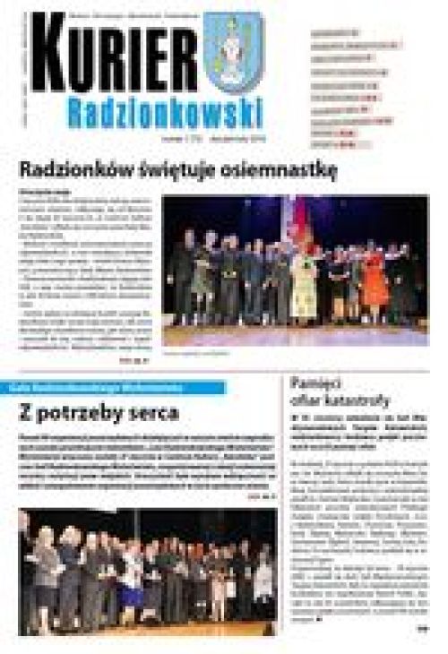 Ilustracja artykułu: "Kurier Radzionkowski 2016"