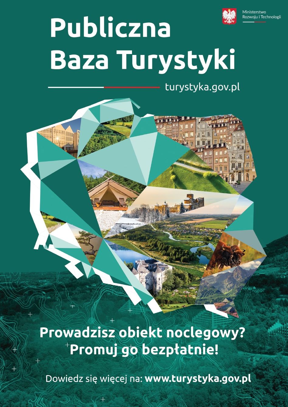 Plakat Publiczna Baza Turystyki