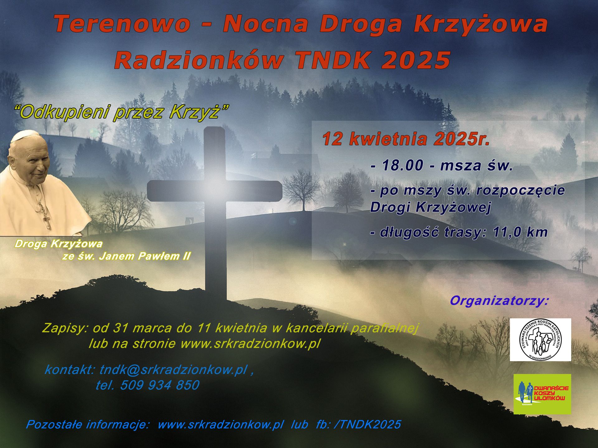 Ilustracja artykułu: Terenowo - Nocna Droga Krzyżowa 2025