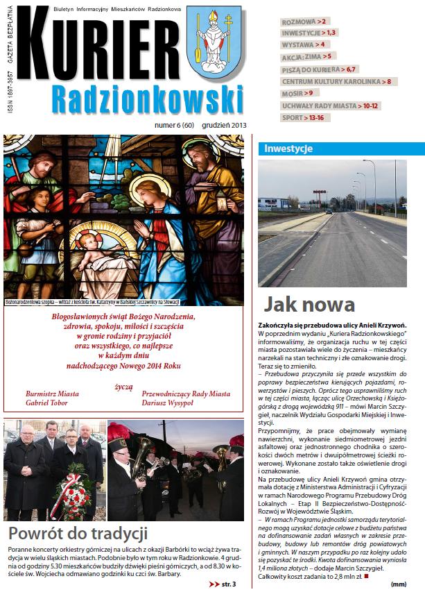 Kurier Radzionkowski 2013 Numer 6