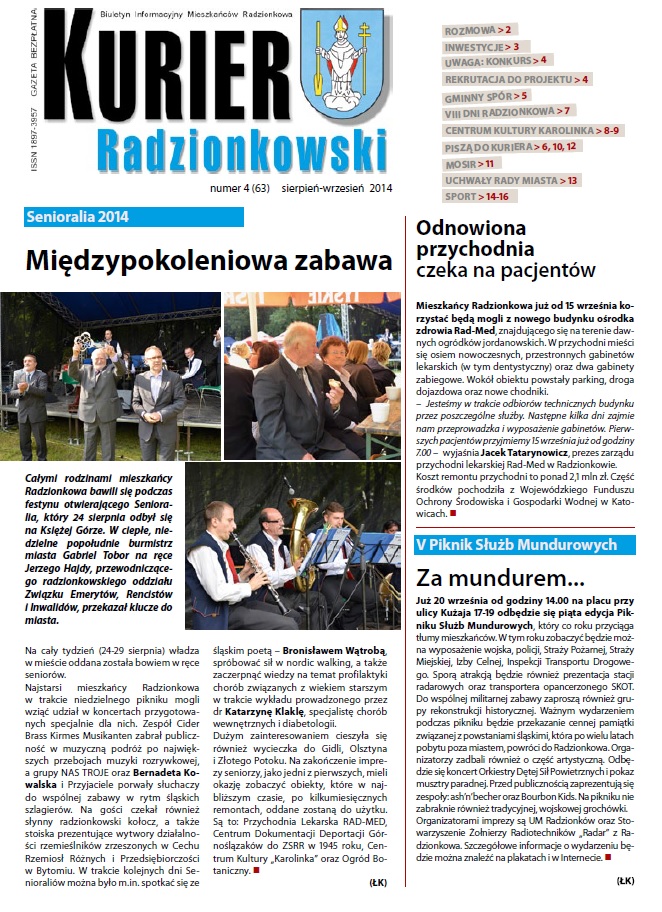 Kurier Radzionkowski 2014 Numer 4