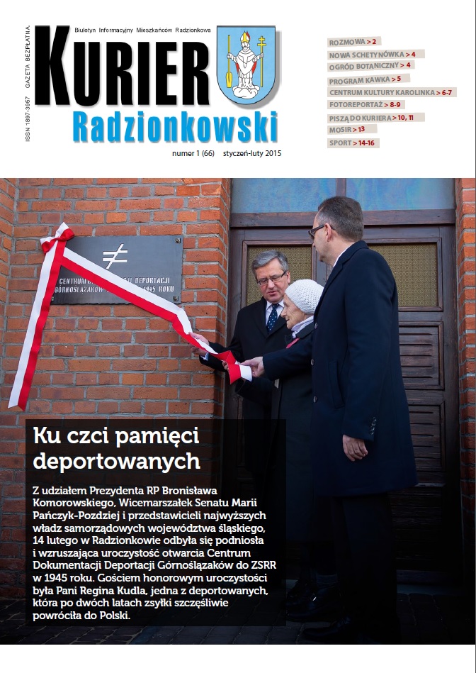 Ilustracja artykułu: Kurier Radzionkowski 2015
