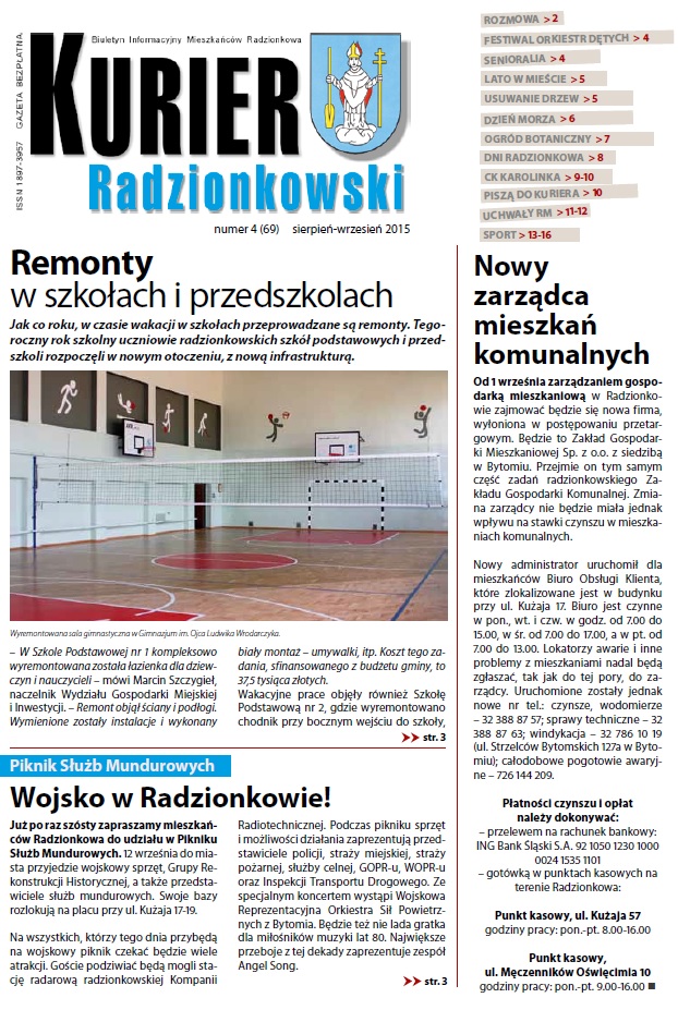 Kurier Radzionkowski 2015 Numer 4