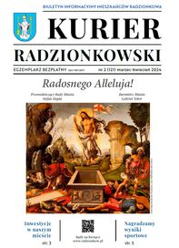 Pierwsza strona Kuriera Radzionkowskiego numer 1